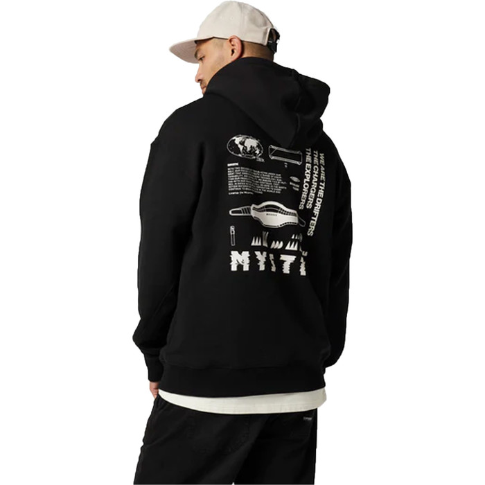 2023 Mystic Mens Tactic Hood Sweater 35104.24003 - Black